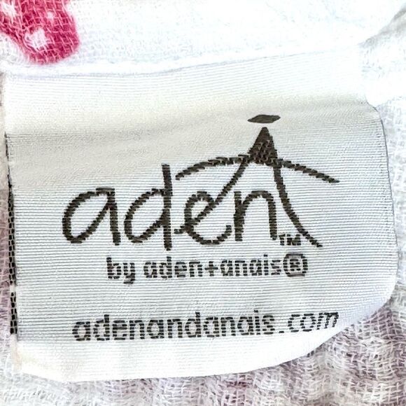 Aden by Aden + Anais Bundle of 3 Baby Girls 100% Cotton Lightweight Blankets. - Picture 6 of 8